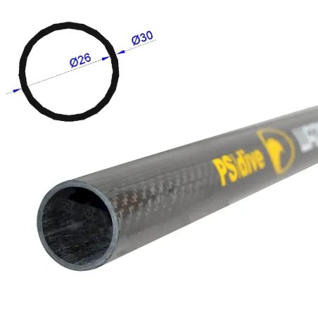 Tubo Carbono INSHORE BLACK PS-Dive | Marlinsubnorte