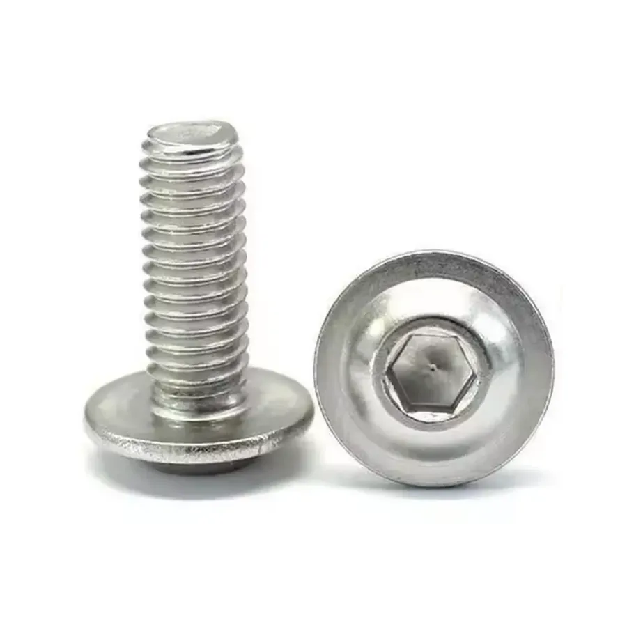 Tornillo MÉTRICO cabeza ALOMADA ala ancha inox PS-Dive | Marlinsubnorte