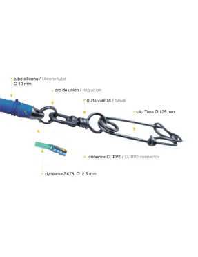 FLOATLINE+BUNGEE TUNA Ø 10 PS-Dive | Marlinsubnorte