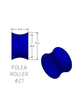 Poleas ROLLER ceramic PS-Dive | Marlinsubnorte