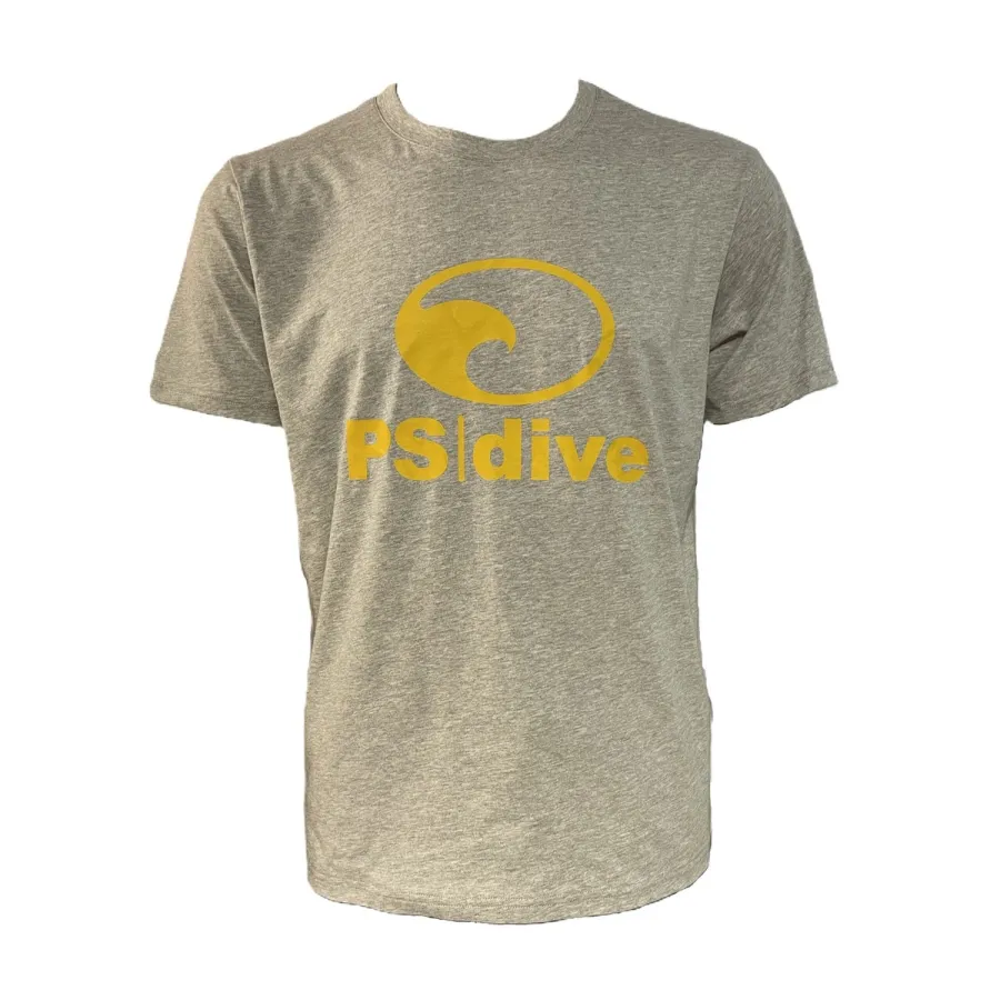 Camiseta Algodón 100% PS-Dive Gris | Marlinsubnorte