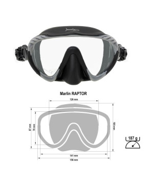 Máscara Marlin Raptor y buceo | Marlinsubnorte