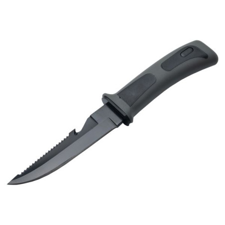 Cuchillo Marlin SEA 420SS hoja combinada con funda y correas