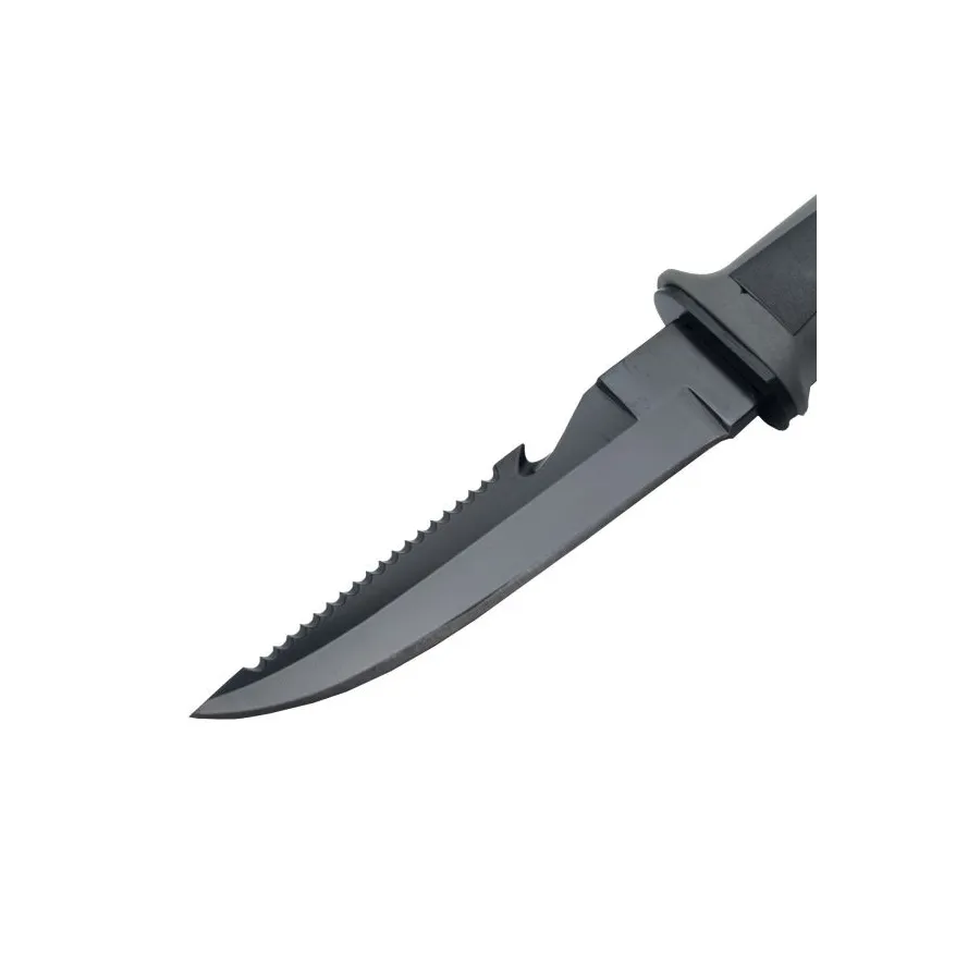 Cuchillo Marlin SEA 420SS hoja combinada con funda y correas - Vista 2