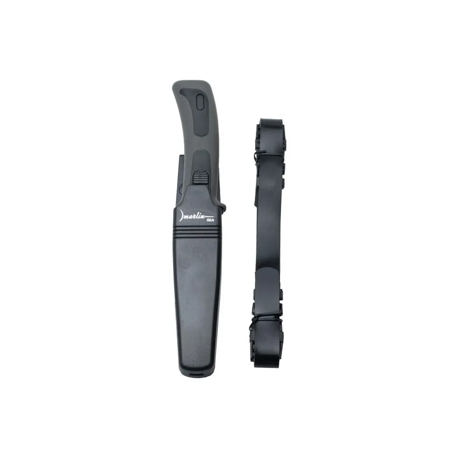Cuchillo Marlin SEA 420SS hoja combinada con funda y correas - Vista 5