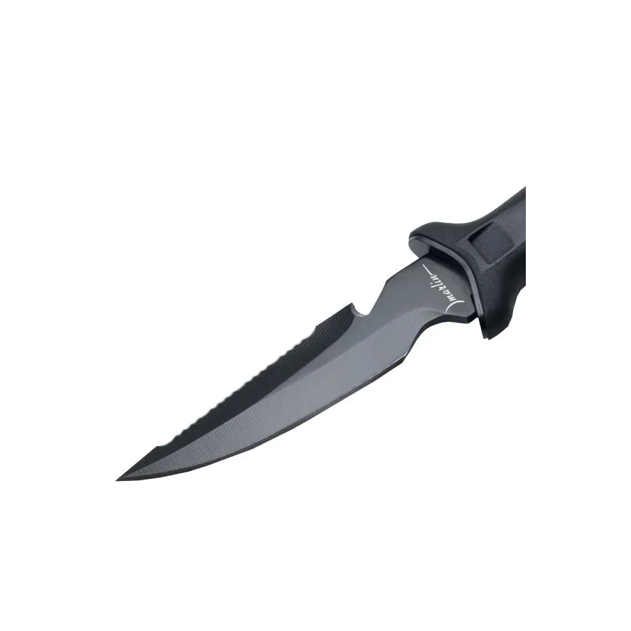 Cuchillo Marlin MAKO 420SS con hoja combinada y gancho corta líneas - Vista 2