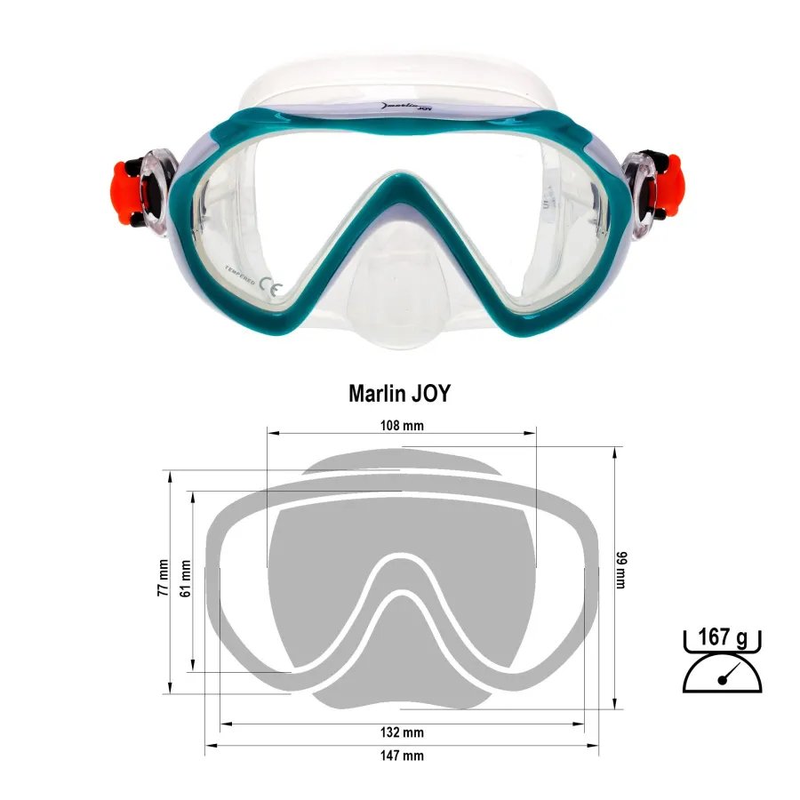 Máscara Marlin Joy Snorkel para niños - Vista 16