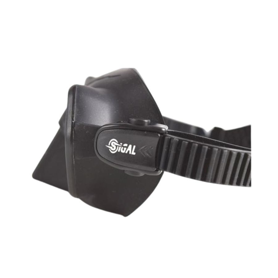 Máscara Sigalsub MINIMA silicona negra mate antirreflejo - Vista 3