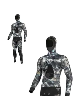 Chaqueta PS Dive Ovata neopreno microporoso mimético | Marlinsubnorte