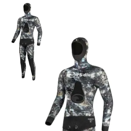 Chaqueta PS Dive Ovata neopreno microporoso mimético 5 mm talla 5 | Marlinsubnorte
