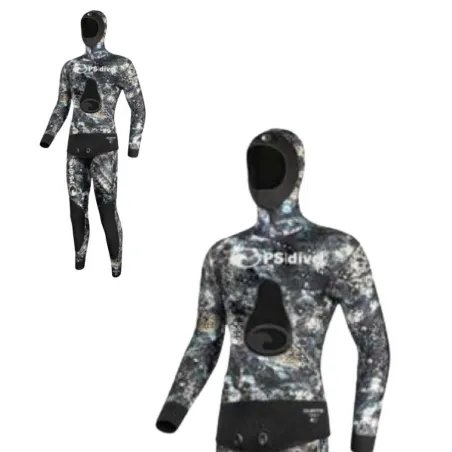 Chaqueta PS Dive Ovata neopreno microporoso mimético | Marlinsubnorte