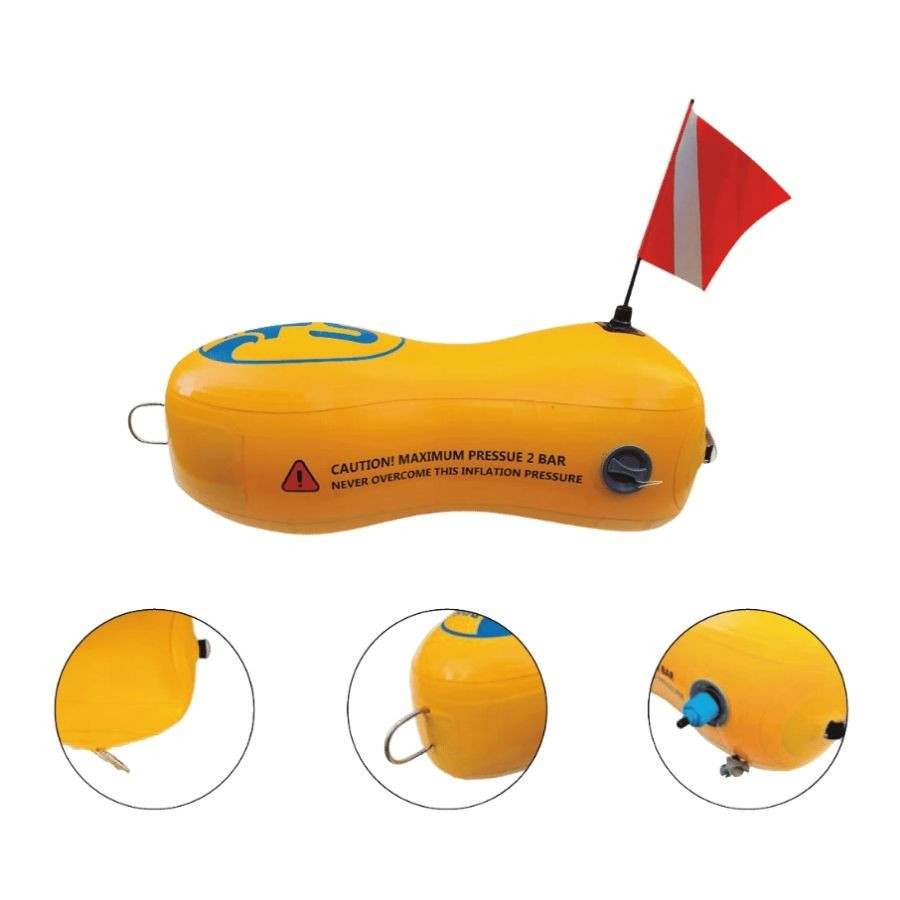 Boya alta presión Wahoo PS Dive 15 y 30 L - Vista 2