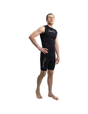 Chaleco neopreno Marlin Vest Nylon 2 mm Negro | Marlinsubnorte