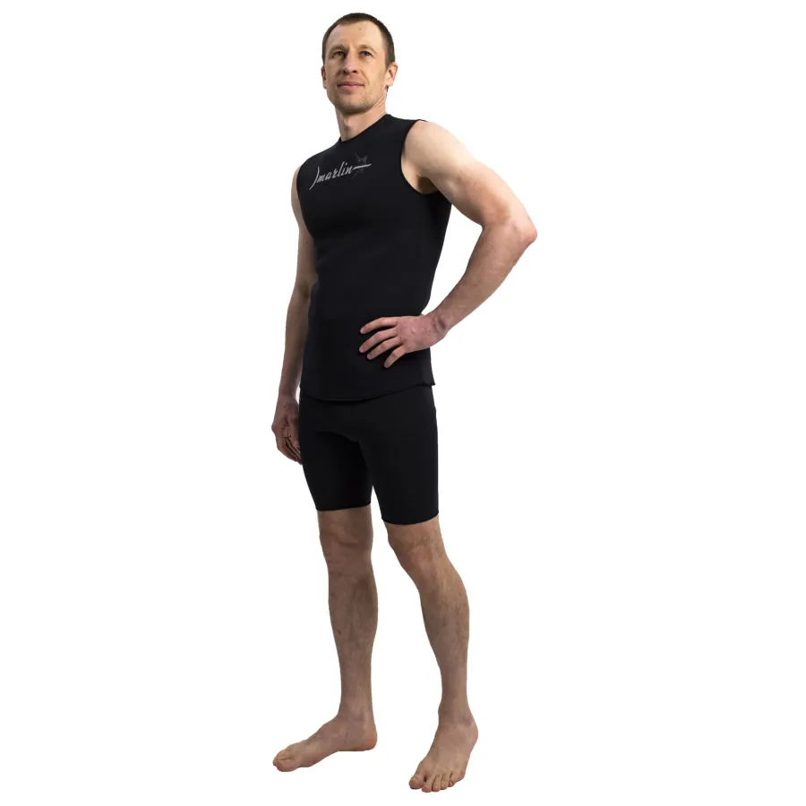 Chaleco neopreno Marlin Vest Nylon 2 mm Negro - Vista 2