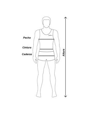 Chaleco neopreno Marlin Vest Nylon 2 mm Negro | Marlinsubnorte