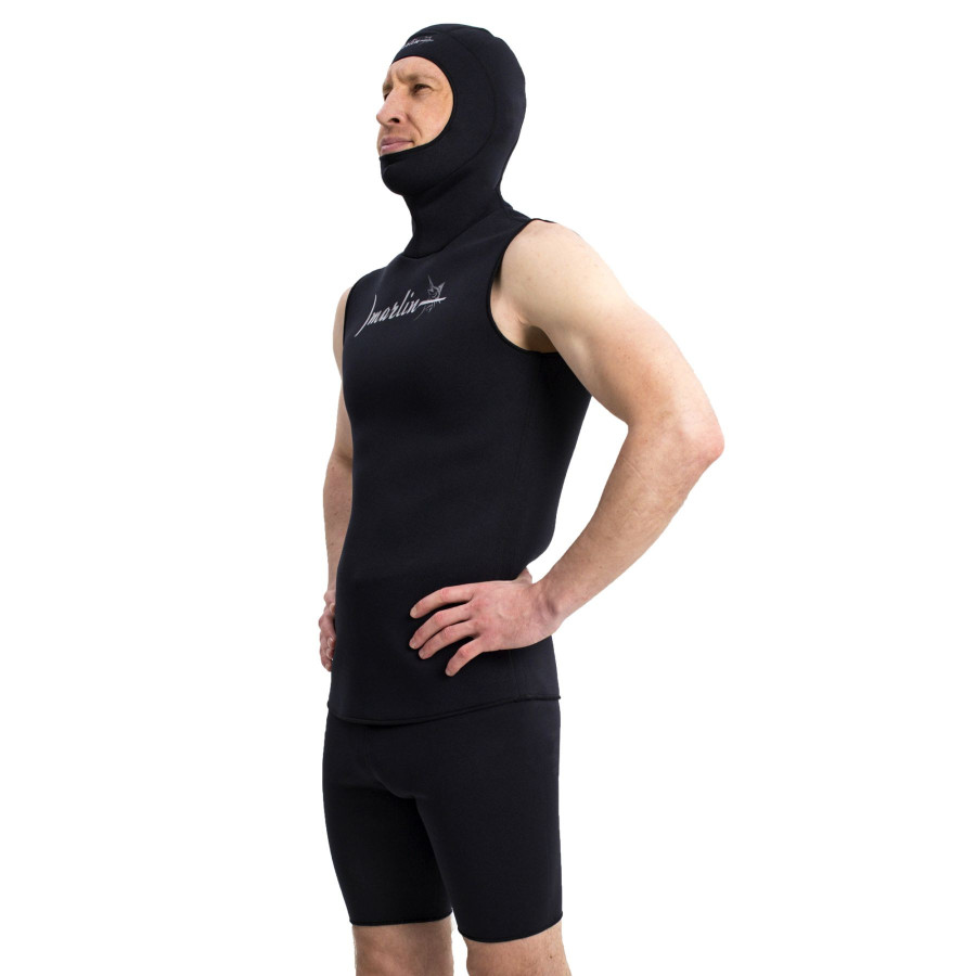 Chaleco con capucha Marlin HOODED VEST NYLON 2 mm Negro - Vista 5