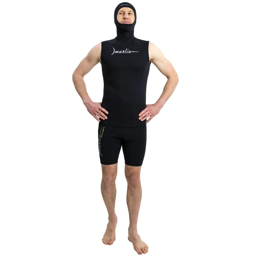 Chaleco con capucha Marlin HOODED VEST NYLON 2 mm Negro - Vista 1