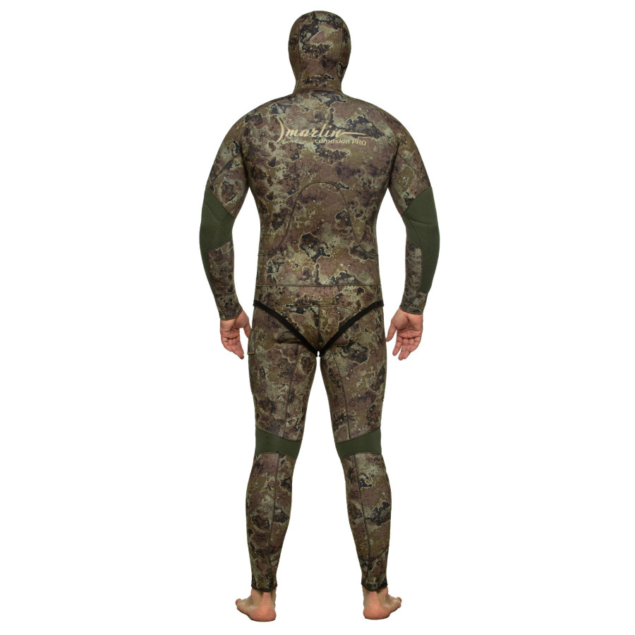 Traje neopreno Marlin Camoskin Pro 5 mm verde camuflaje - Vista 4