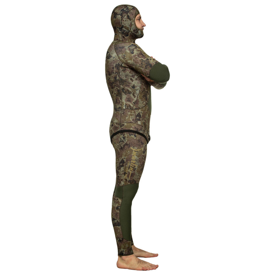 Traje neopreno Marlin Camoskin Pro 5 mm verde camuflaje - Vista 3