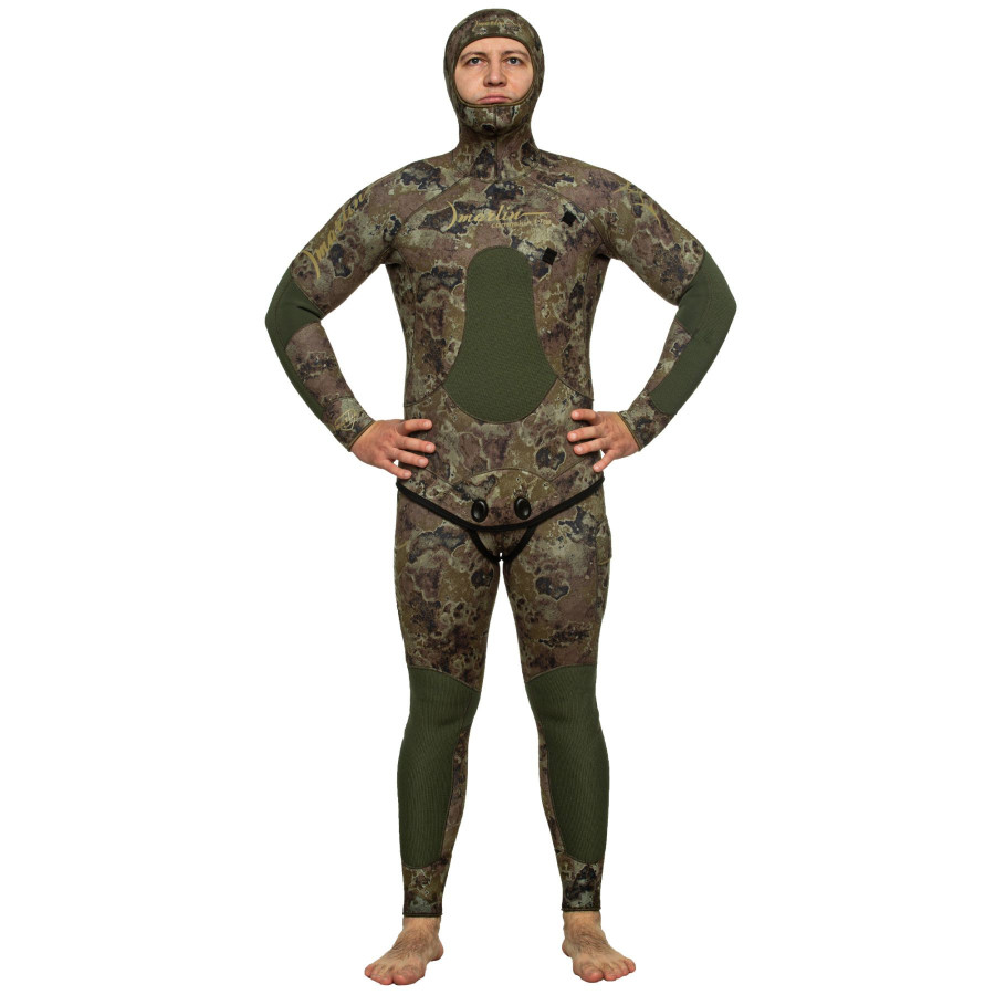 Traje neopreno Marlin Camoskin Pro 5 mm verde camuflaje - Vista 2